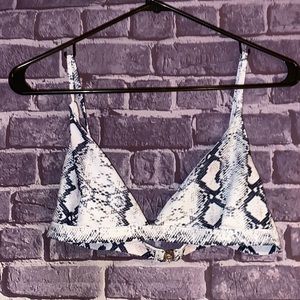 Cheetah print high waisted bathing suit in a size medium.